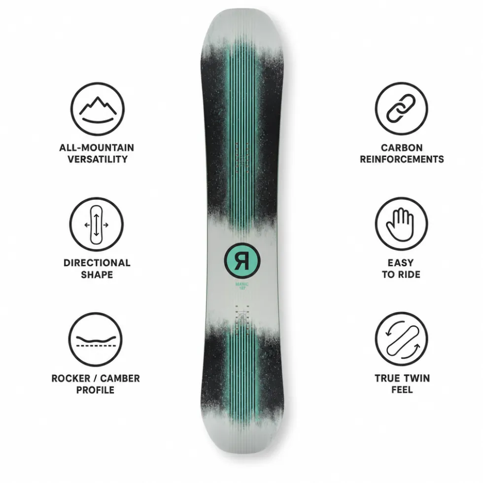 Tavola snowboard Ride Manic