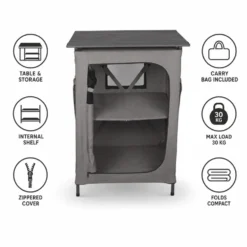 Tavole Kampa Hollow Cupboard Med Grey
