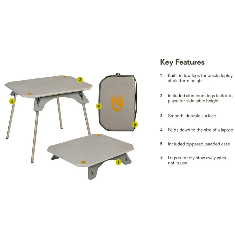 Tavole Nemo Moonlander Table Light Grey