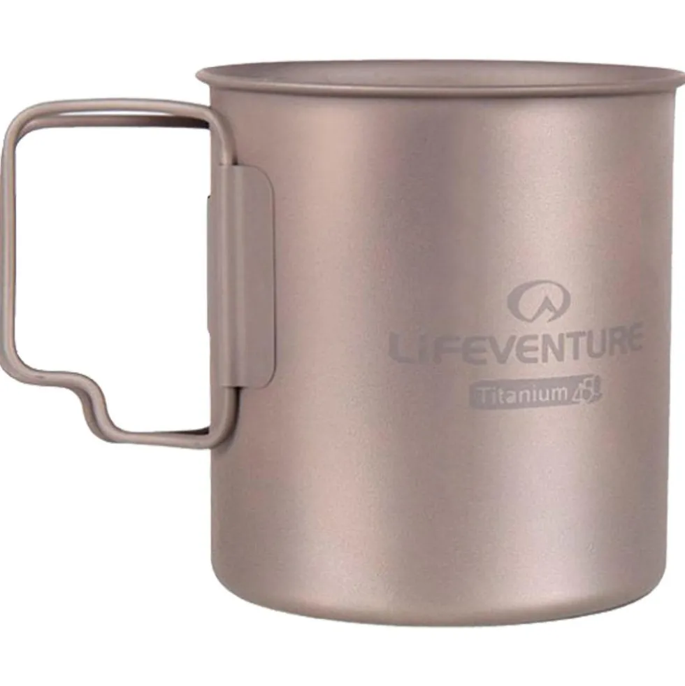 Tazze Lifeventure Titanium Mug Silver