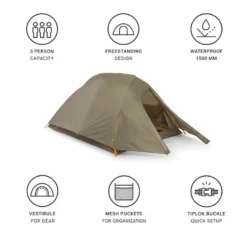 Tende Big Agnes C Bar 3 Vetiver