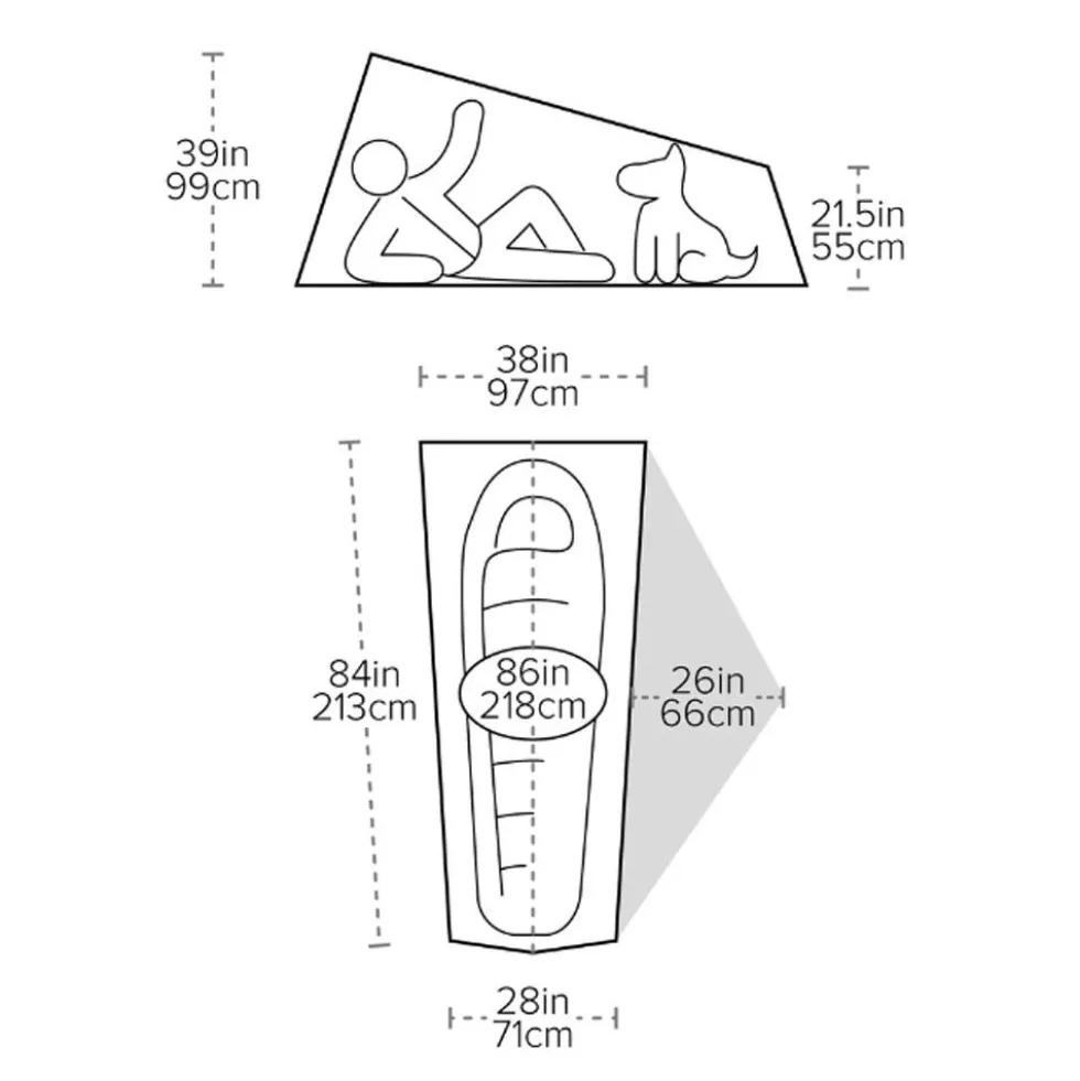 Tende Big Agnes Tiger Wall UL1 Mercury Evening Primrose
