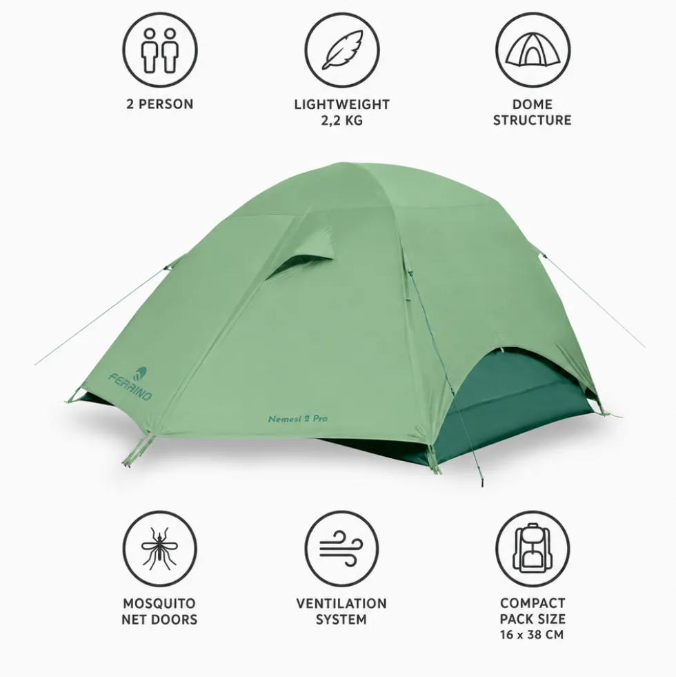 Tende Ferrino Nemesi 2 Pro Light Green