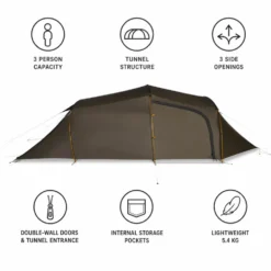 Tende Kampa Wanderlight-K 03 Leadgray Gargoyle
