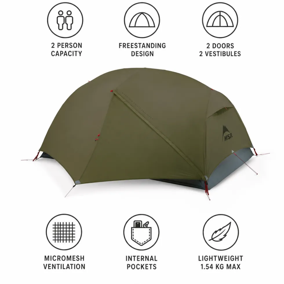Tende MSR Hubba Hubba Lt 2P Green