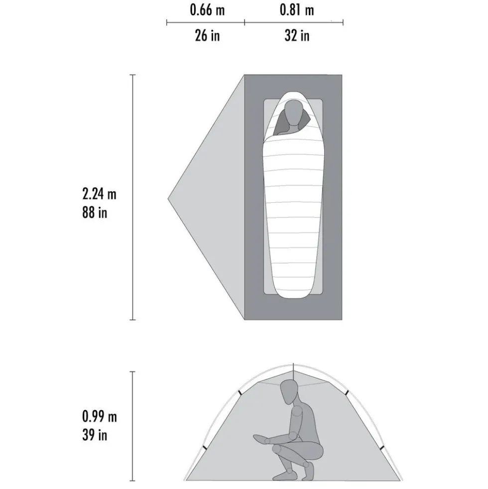 Tende MSR Hubba Hubba Lt 1P Green