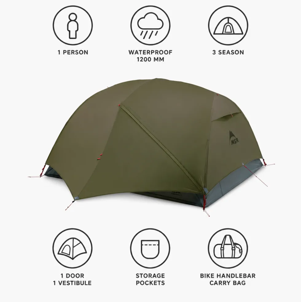 Tende MSR Hubba Hubba Lt 3P Green