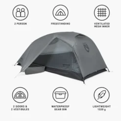 Tende Nemo Dragonfly Osmo Bikepack 2P Dark Grey
