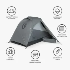 Tende Nemo Dragonfly Osmo Bikepack 1P Dark Grey