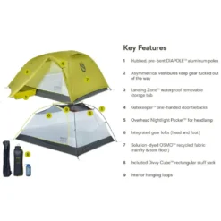Tende Nemo Dragonfly Osmo 3P Light Green