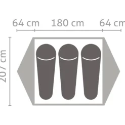 Tende Salewa Latitude III Cactus Grey
