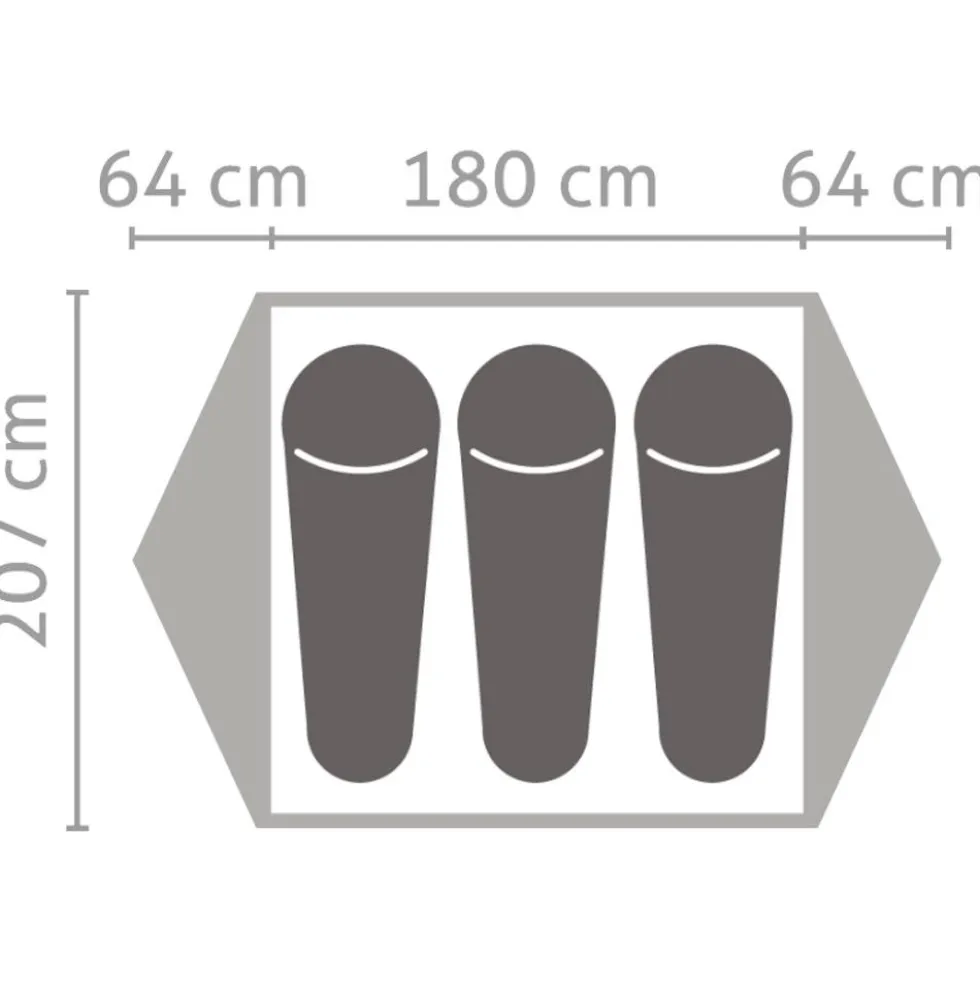 Tende Salewa Latitude III Cactus Grey