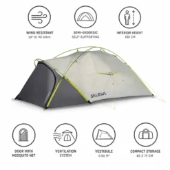 Tende Salewa Litetrek II Lightgrey Cactus