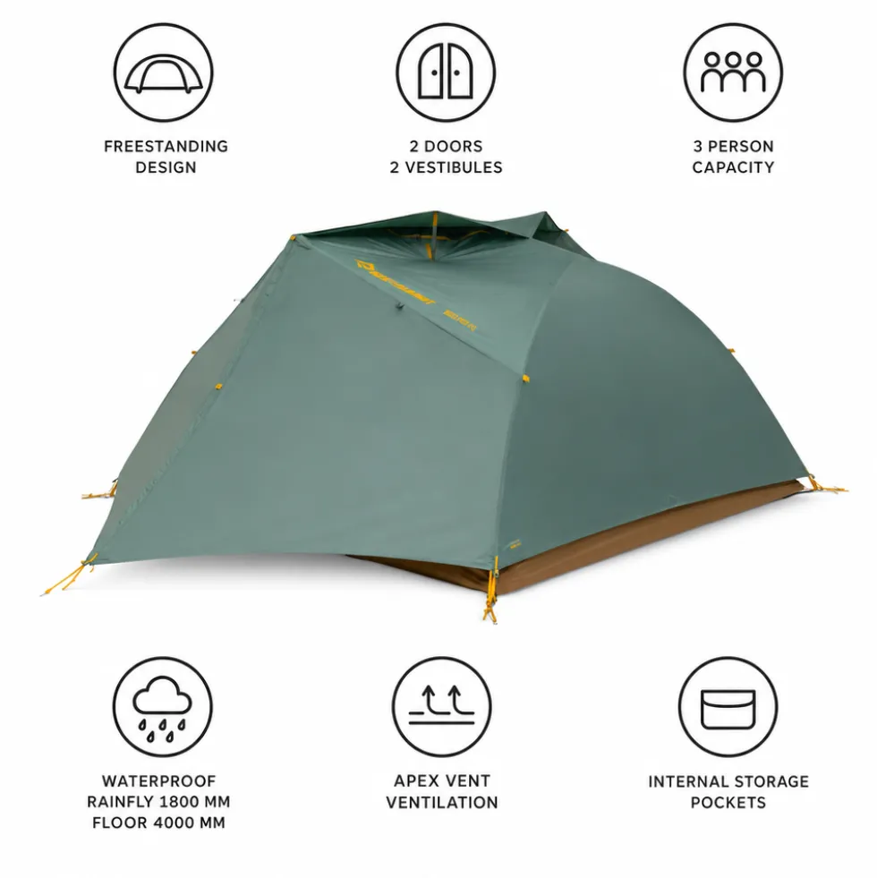 Tende Sea To Summit Ikos Evo Tr3 Green