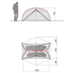 Tende Vaude Adventure Mark 2P Avocado
