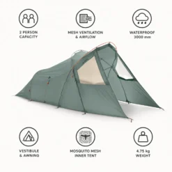 Tende Vaude Allround Chapel Xt 2P Agave