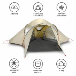 Tende Vaude Badawi 4P Sand