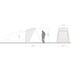 Tende Vaude Drive Trunk Linen