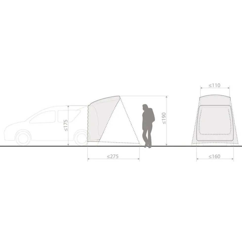 Tende Vaude Drive Trunk Linen