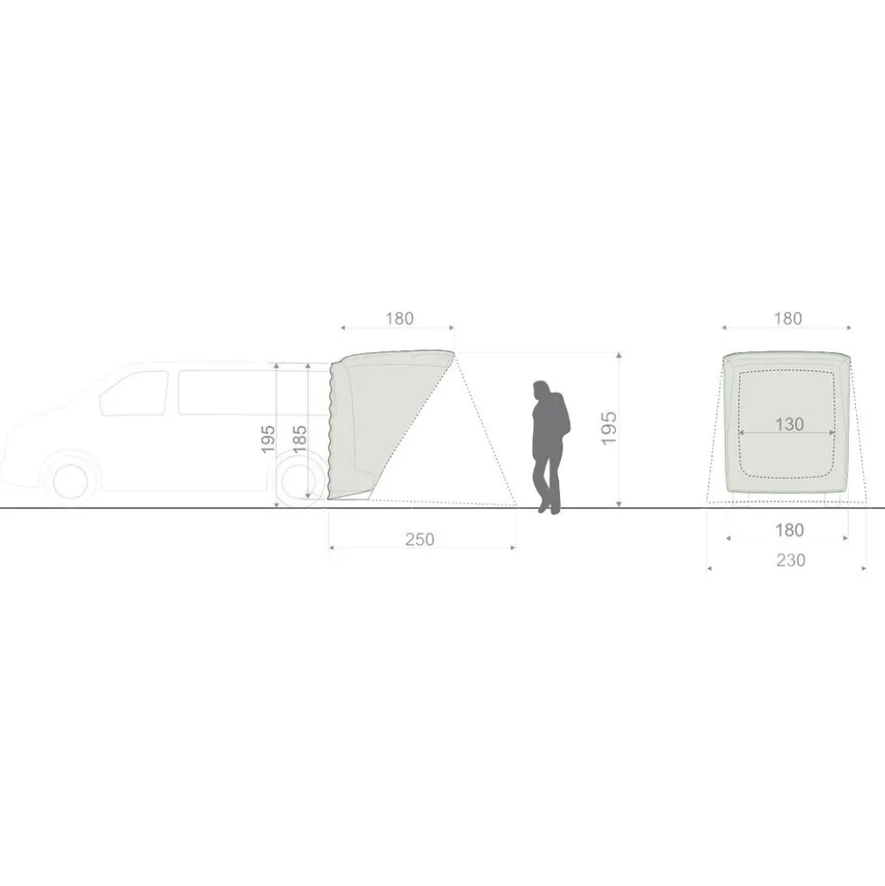 Tende Vaude Drive Van Trunk Linen