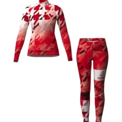 Tuta completa nordica Loffler W's Racesuit Worldcup 25 Red