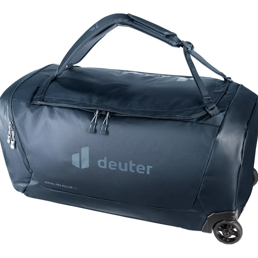 Valigia Deuter Duffel Pro Roller 90 Black