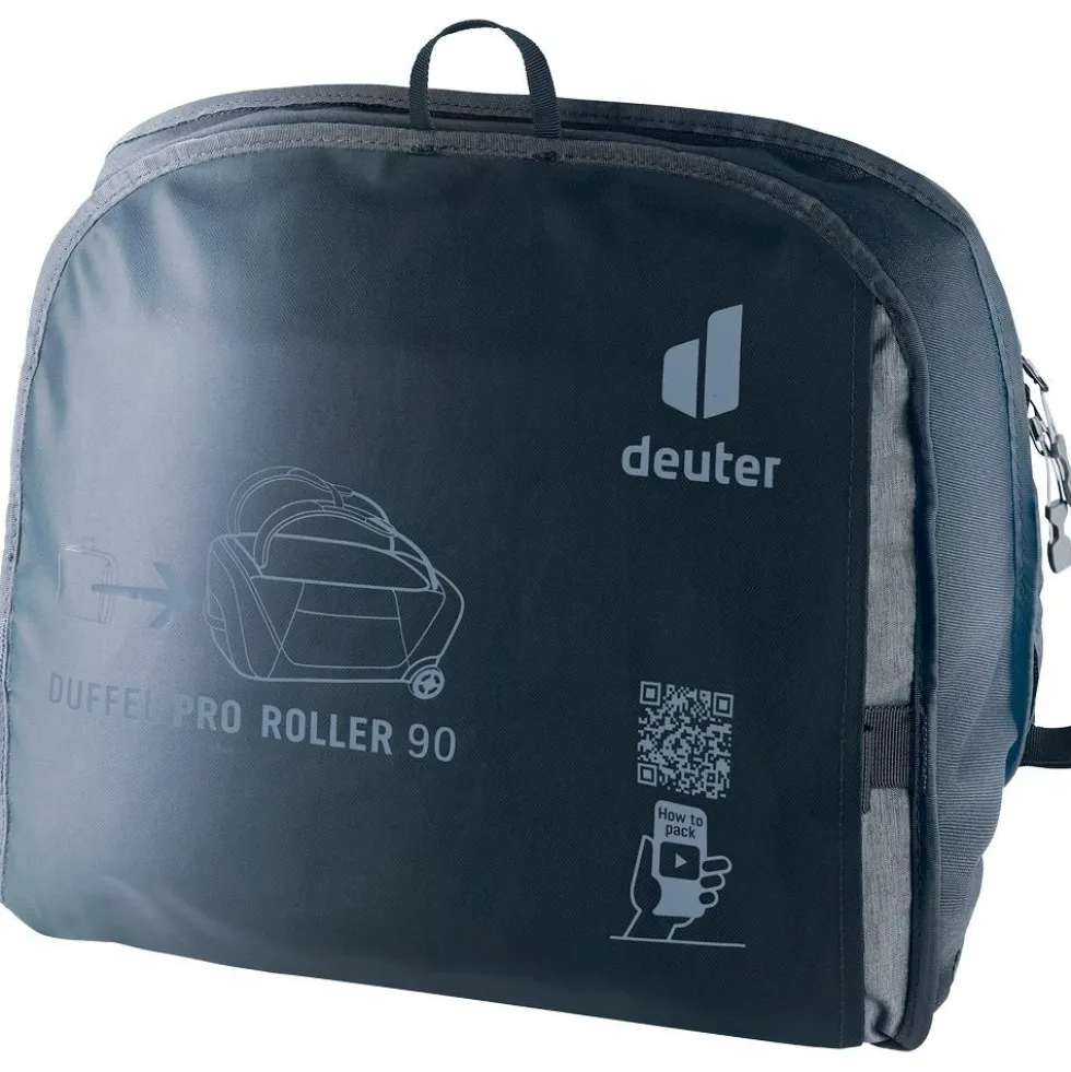 Valigia Deuter Duffel Pro Roller 90 Black