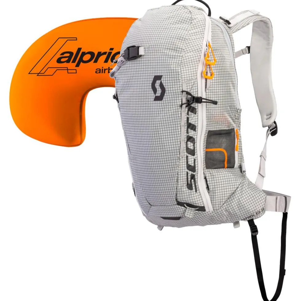 Zaino anti valanga con airbag Scott Pack Patrol E2 22 Kit Light Grey Black