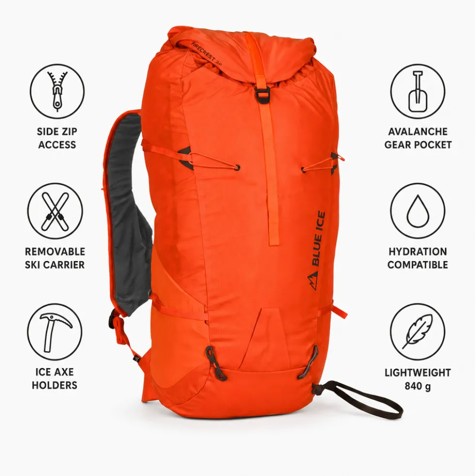 Zaino Blue Ice Firecrest 28L Red Clay