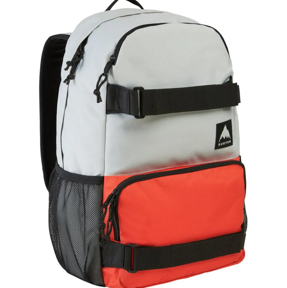 Zaino Burton Treble Yell 21L Gray Cloud Fiesta Red