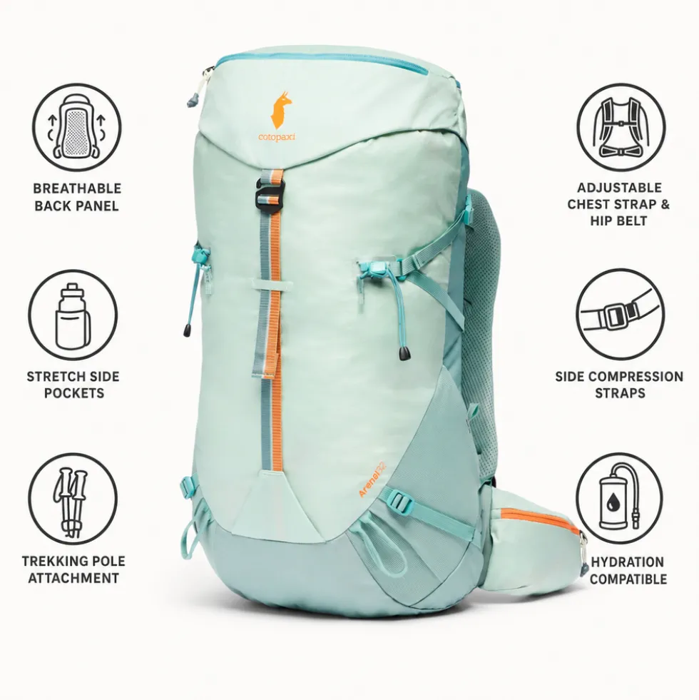 Zaino Cotopaxi Arenal 32L Backpack Cumbre Foam & Silver Leaf