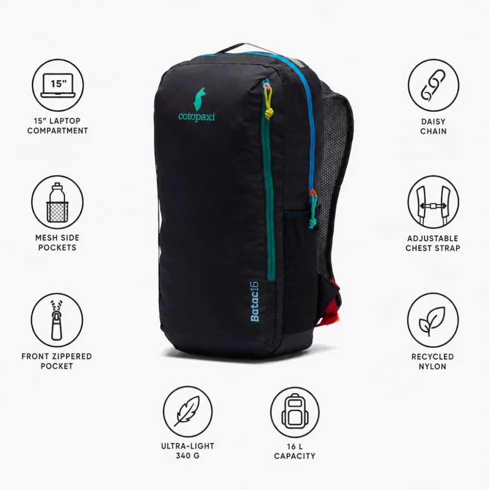 Zaino Cotopaxi Batac 16L Backpack Del Dia Dark