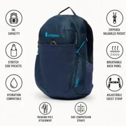 Zaino Cotopaxi Elqui 18L Backpack Cumbre Carbon