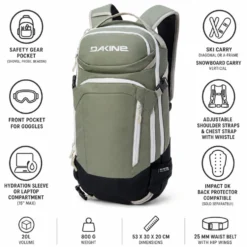 Zaino Dakine Heli Pro 20L Mulled Basil