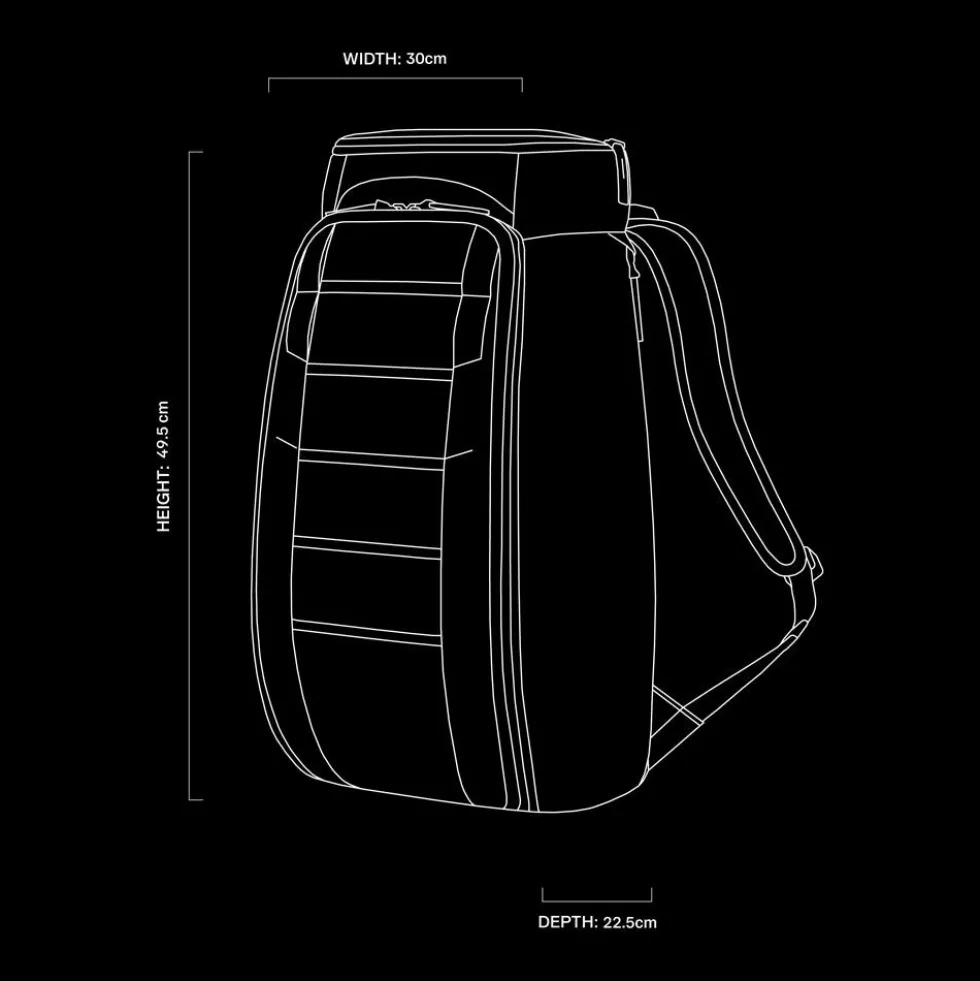 Zaino Db Hugger Backpack 25L Black Out