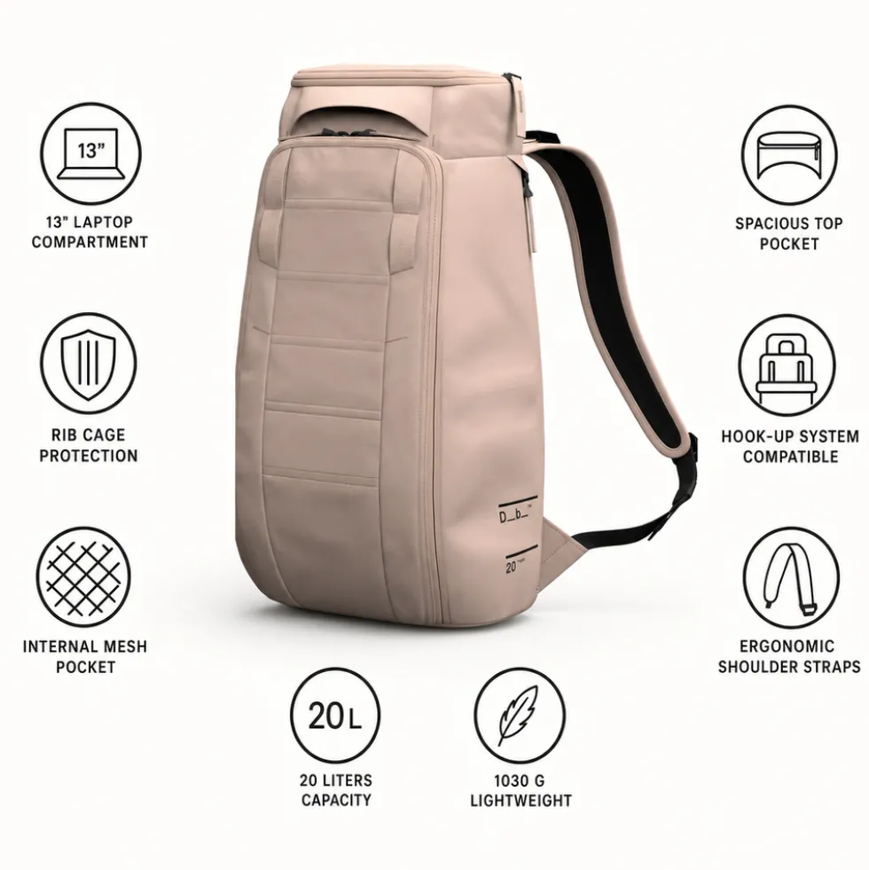Zaino Db Hugger Backpack 20L Fogbow Beige