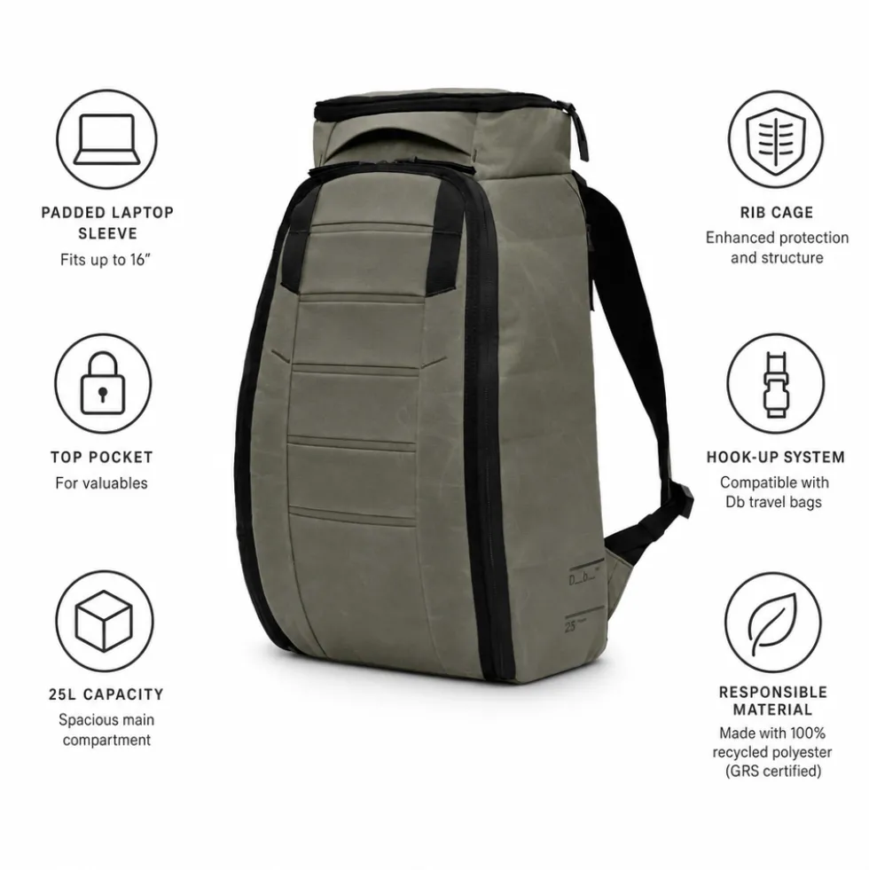 Zaino Db Hugger Backpack 25L Forest Green