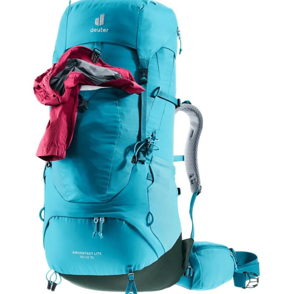 Zaino Deuter Aircontact Lite 45+10 SL Lagoon Ivy