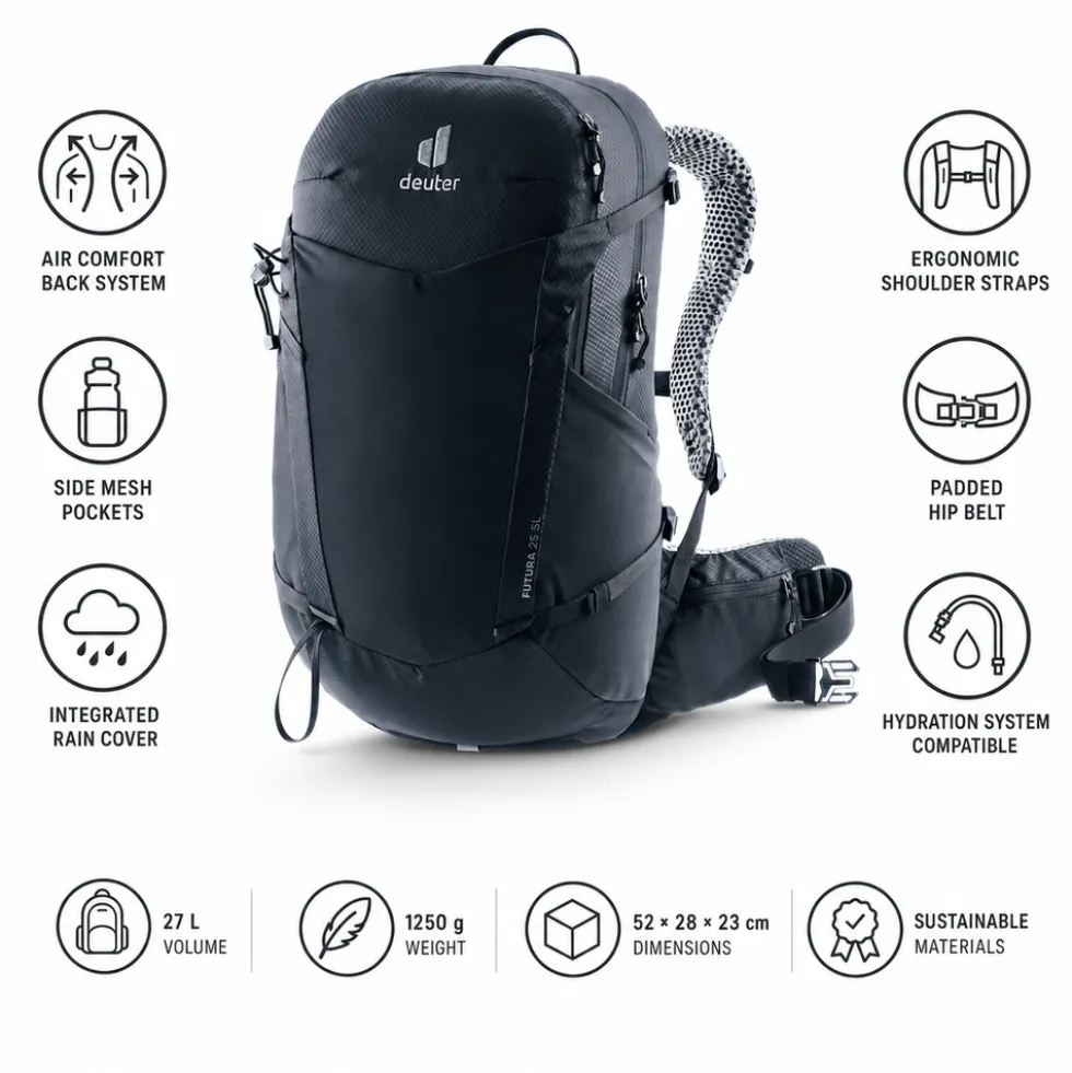 Zaino Deuter Futura 27 Black