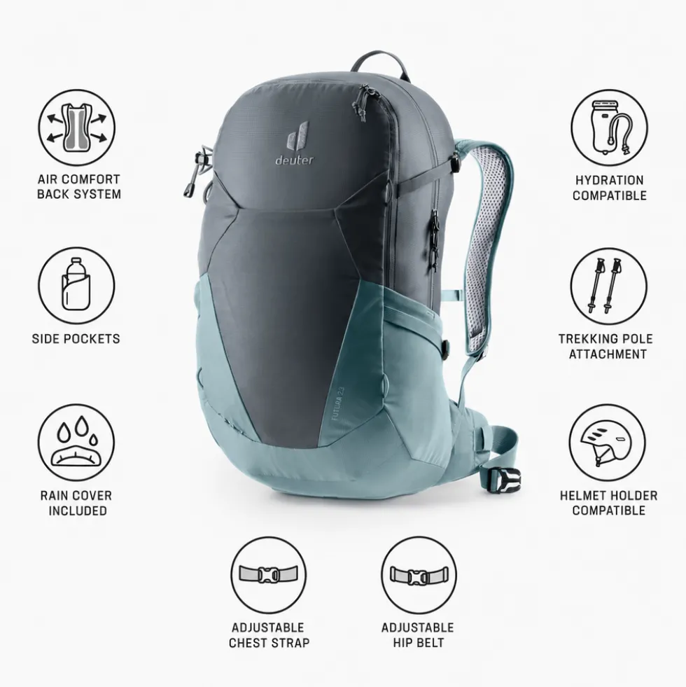 Zaino Deuter Futura 23L Graphite Shale