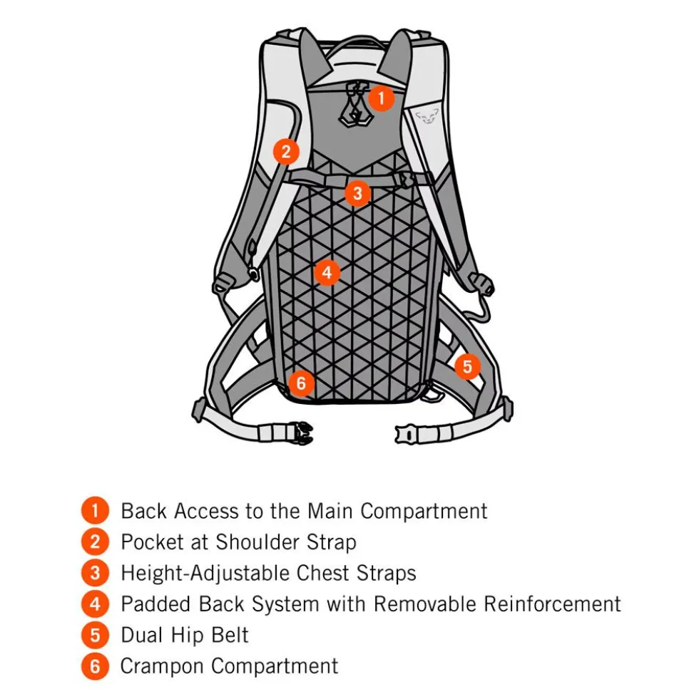 Zaino Dynafit Free 34 Backpack Black Out