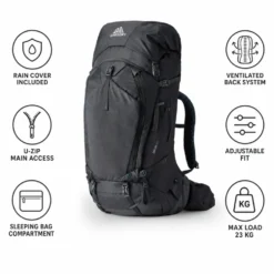 Zaino Gregory Deva 60 Fog Grey