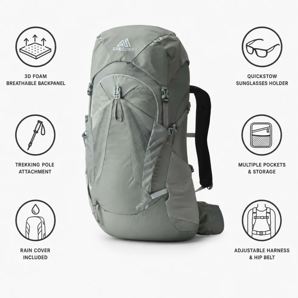 Zaino Gregory Jade 38 Artichoke Green