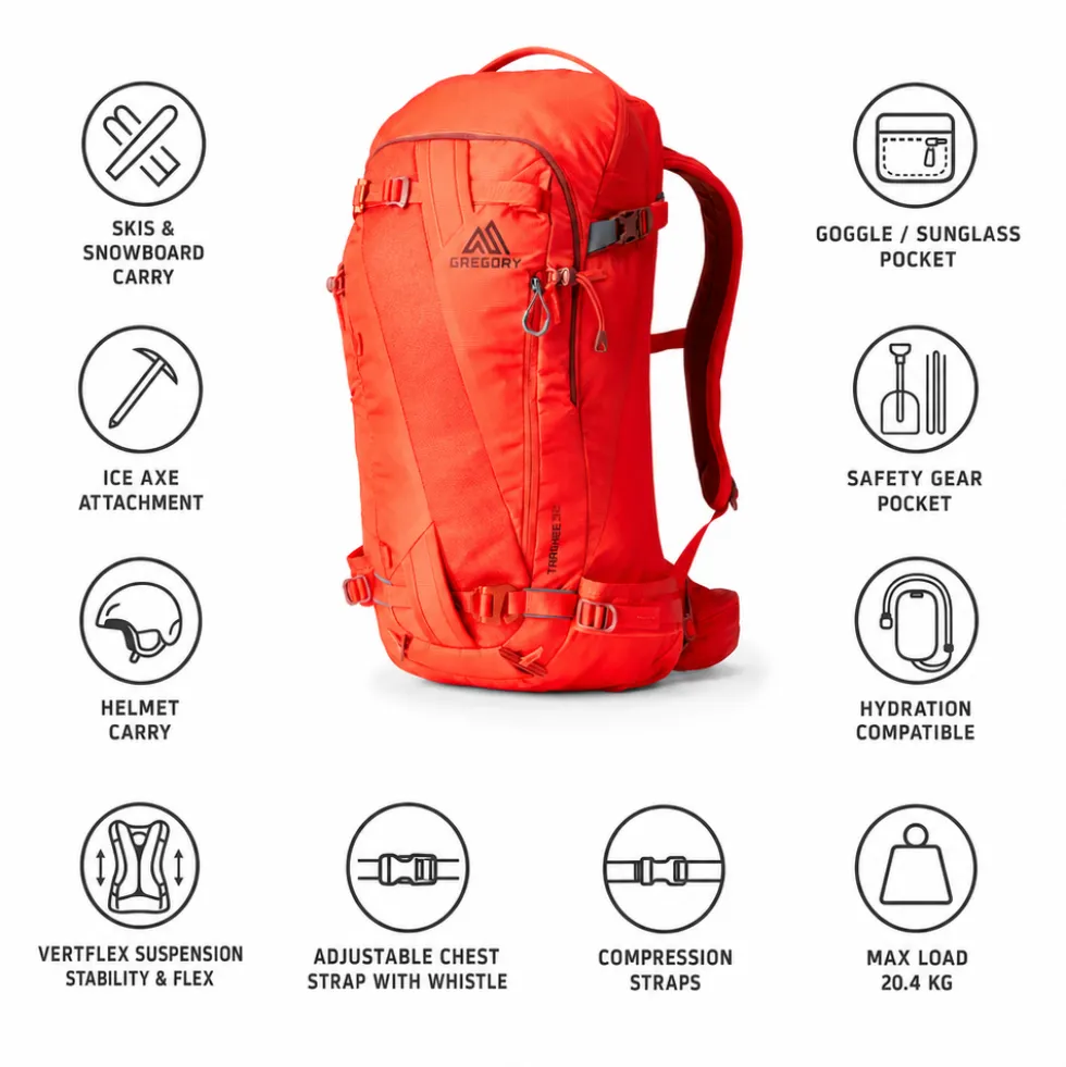 Zaino Gregory Targhee 32 Gamma Red