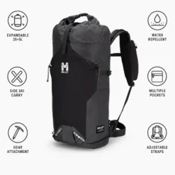 Zaino Millet Mixt 25+5 Black