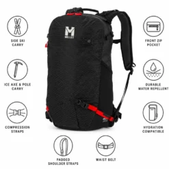 Zaino Millet Prolighter 22L Black