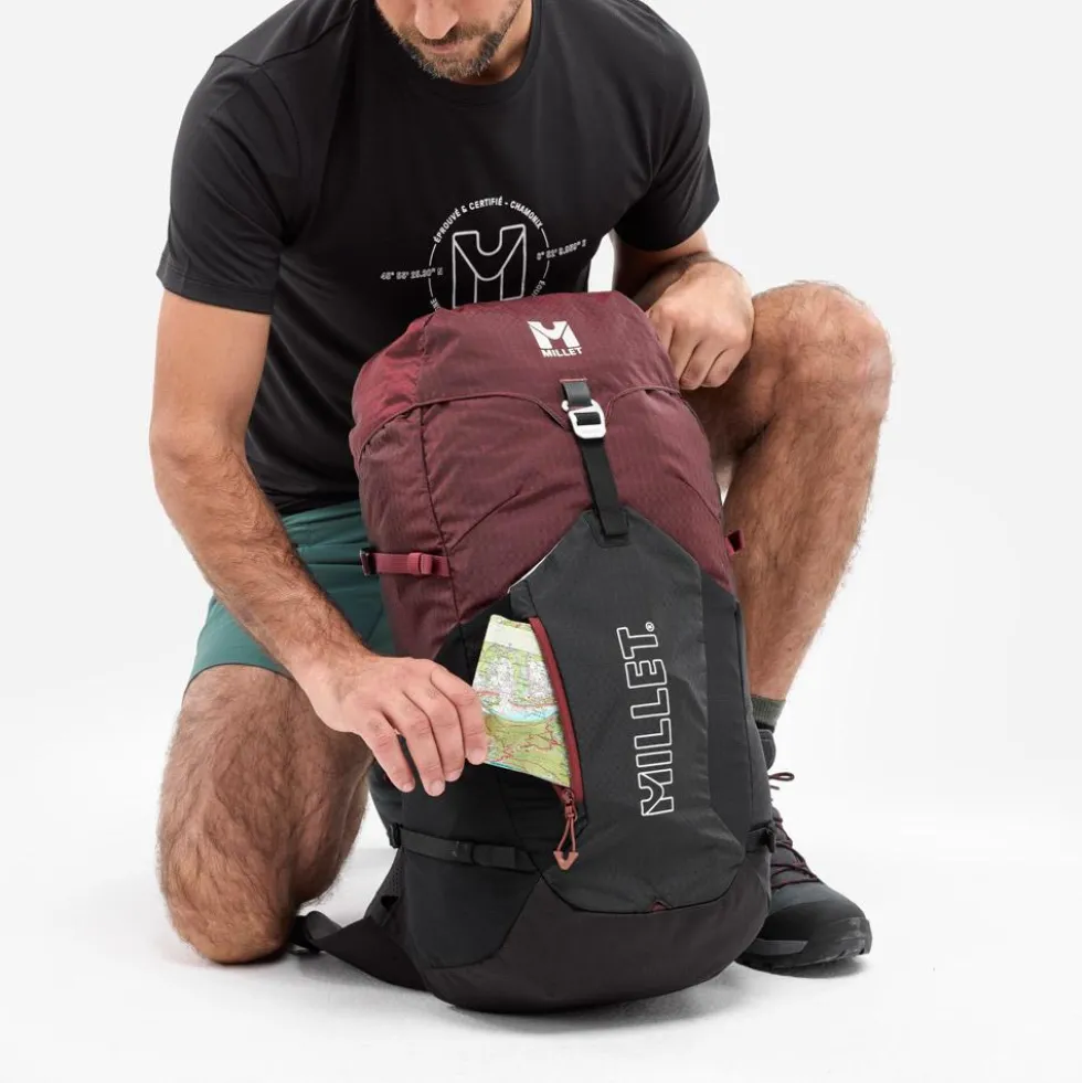 Zaino Millet Ubic 25 E-Black Dark Red