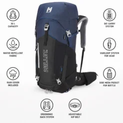 Zaino Millet Ubic 30L Women E-Black Dark Blue