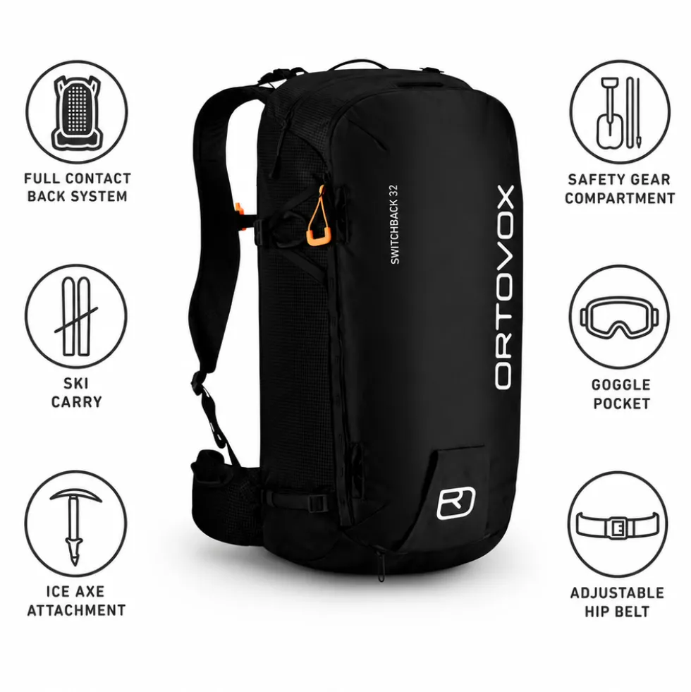 Zaino Ortovox Switchback 32 Black Raven