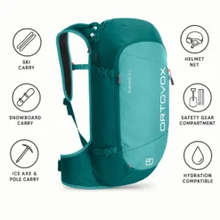 Zaino Ortovox Tour Rider 28 S Pacific Green